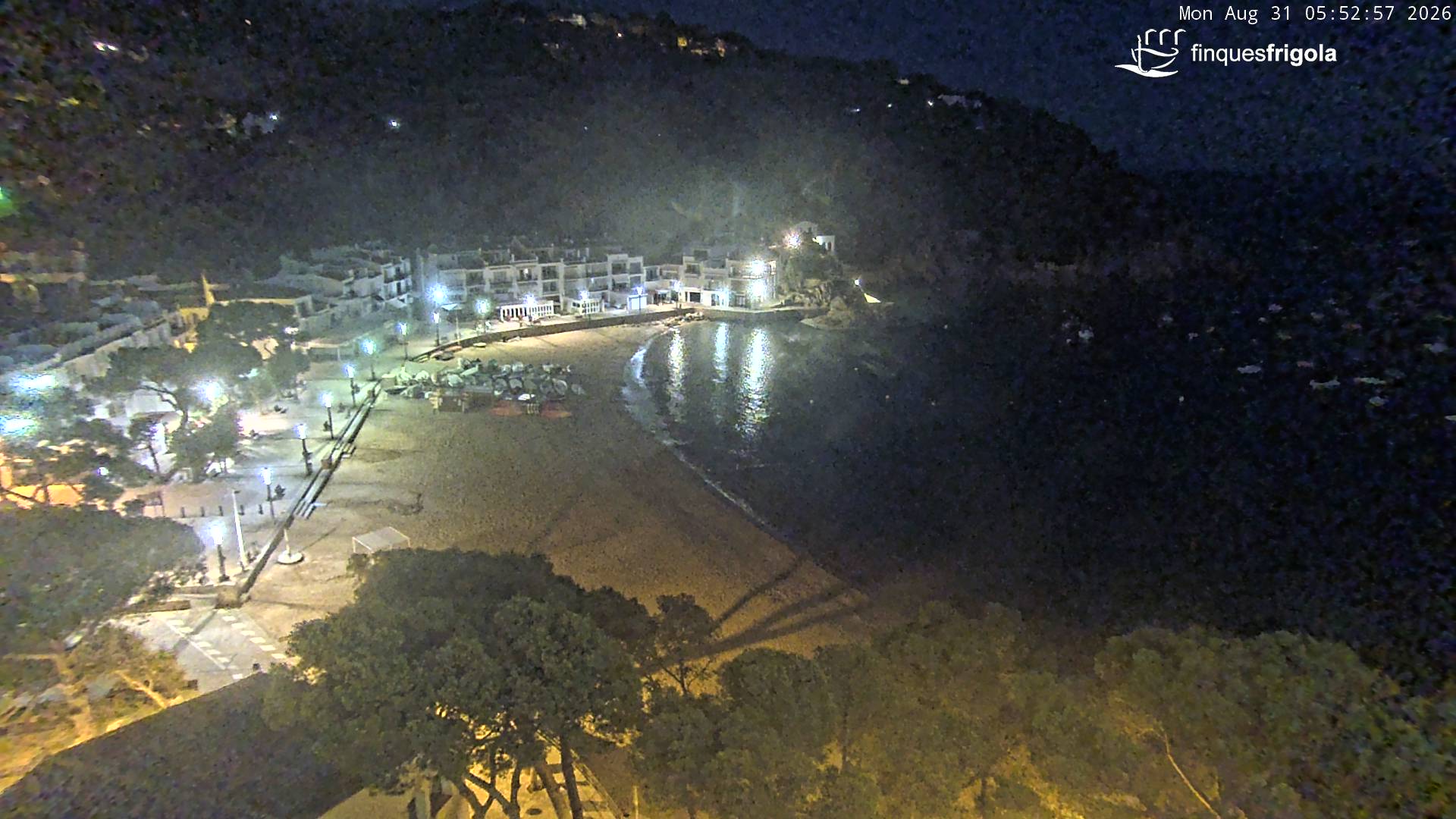 Webcam de Tamariu playa