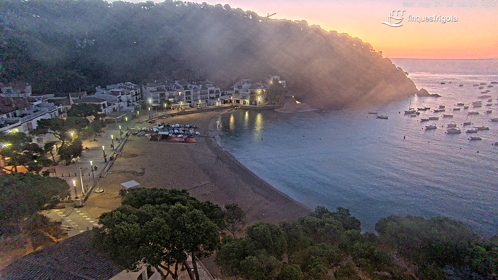Webcam de Tamariu playa