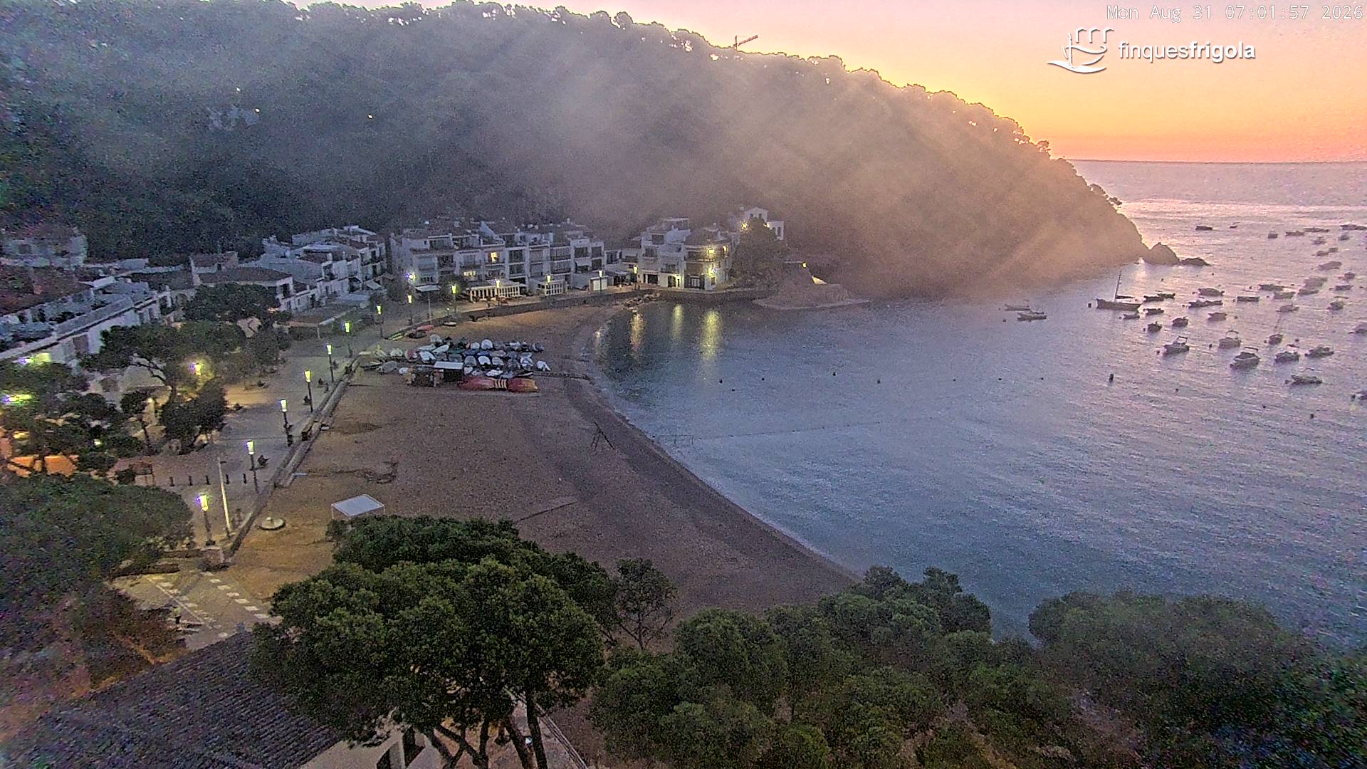 Webcam de Tamariu playa
