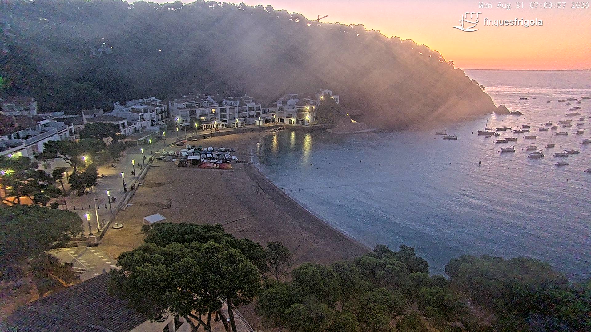 Webcam de Tamariu playa