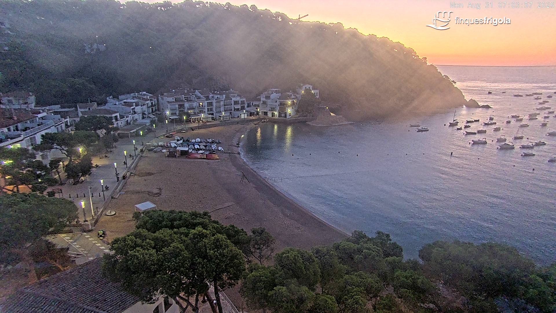 Webcam de Tamariu playa