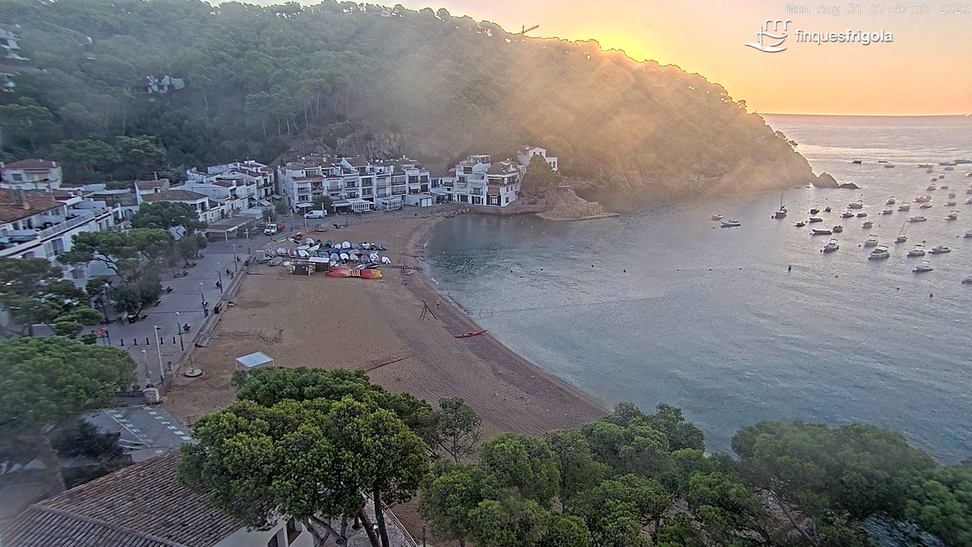Webcam de Tamariu playa
