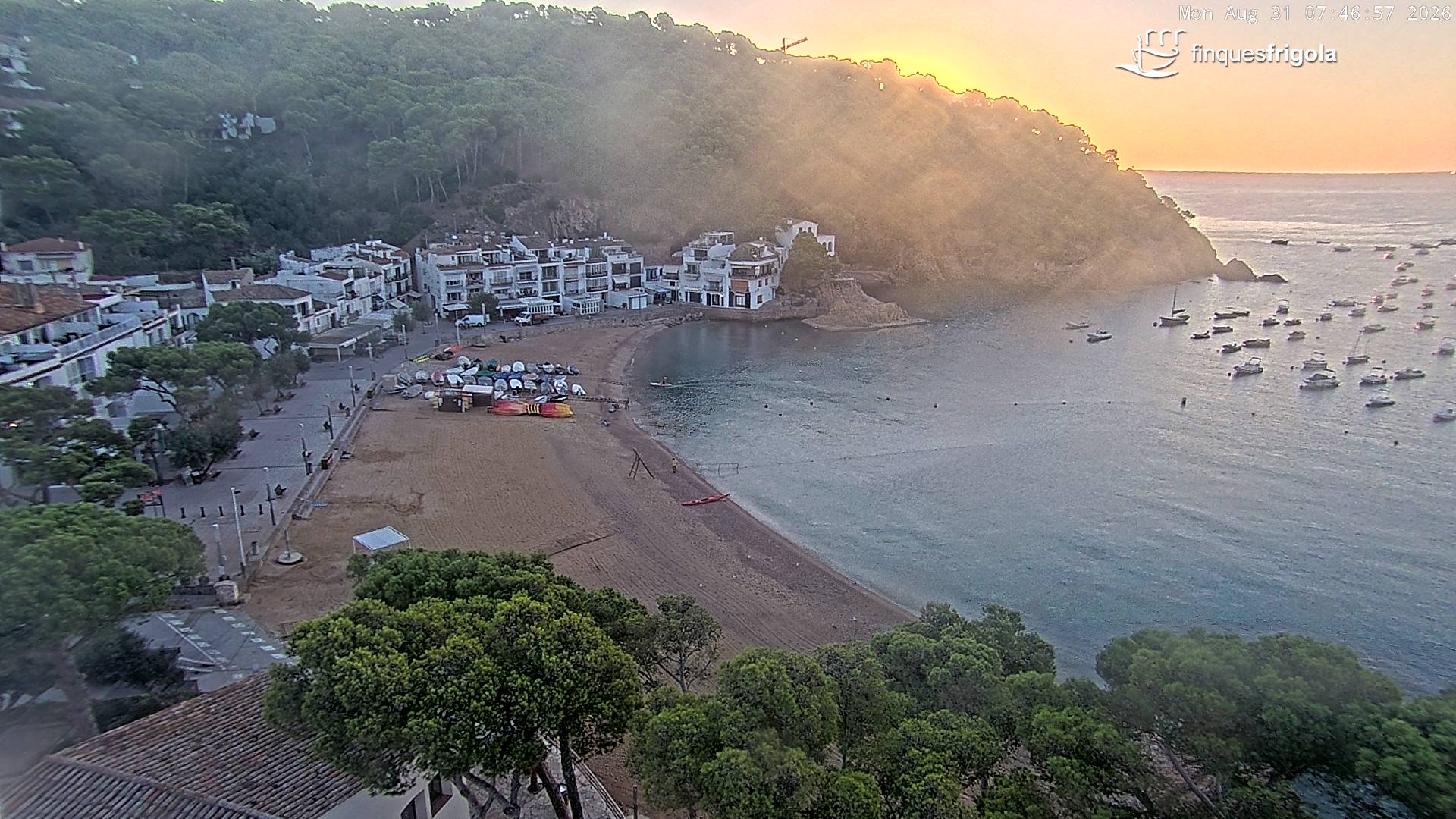 Webcam de Tamariu playa