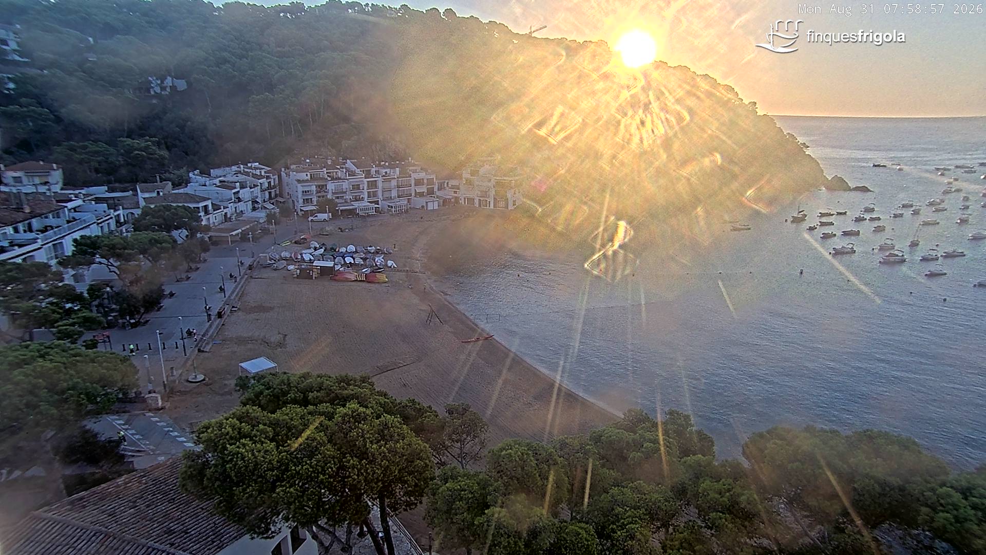 Webcam de Tamariu playa