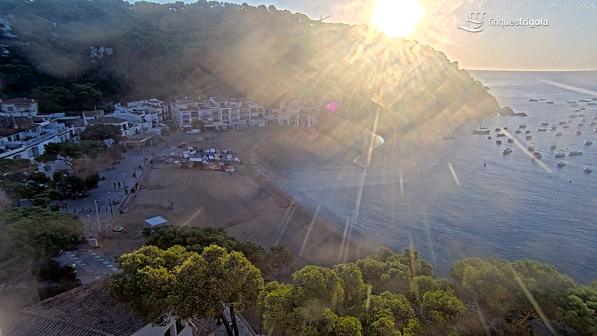 Webcam de Tamariu playa