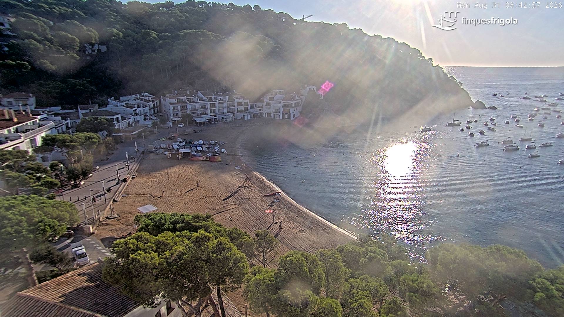Webcam de Tamariu playa