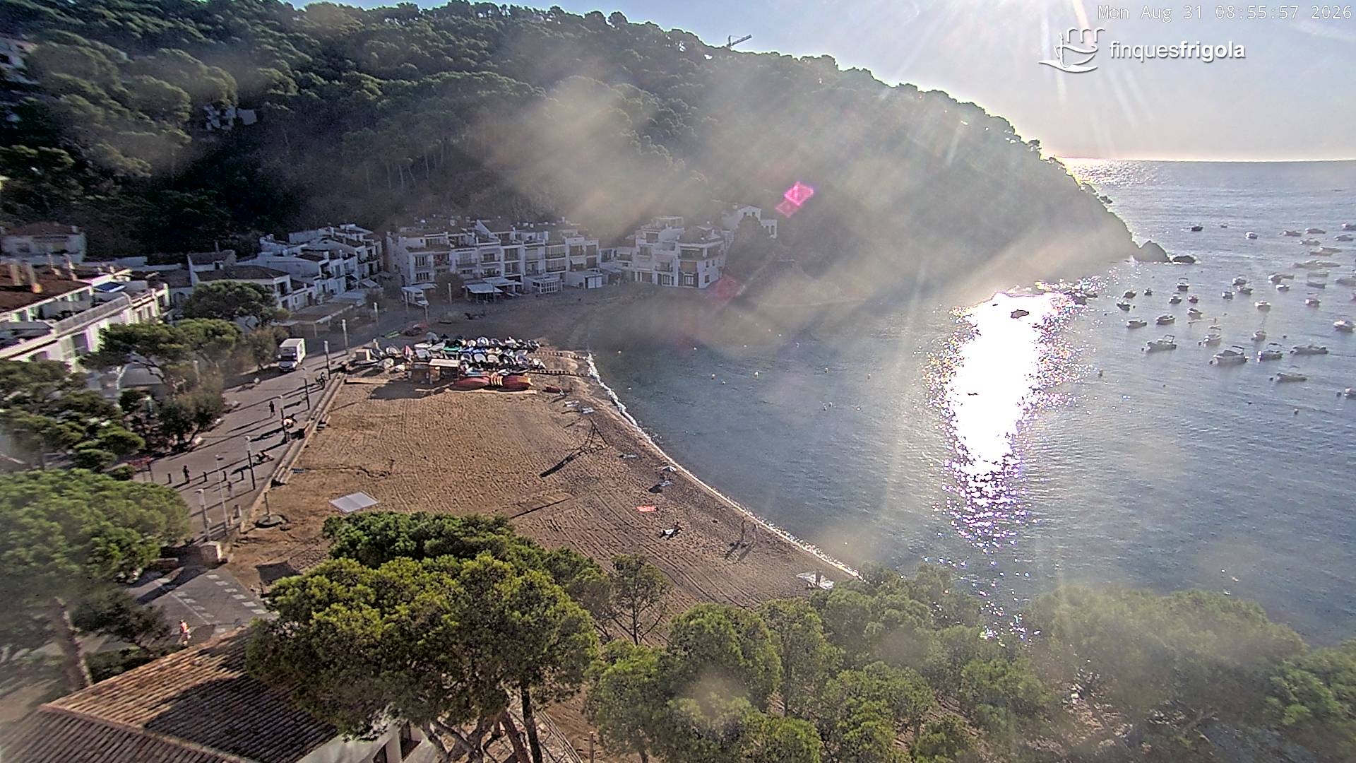 Webcam de Tamariu playa