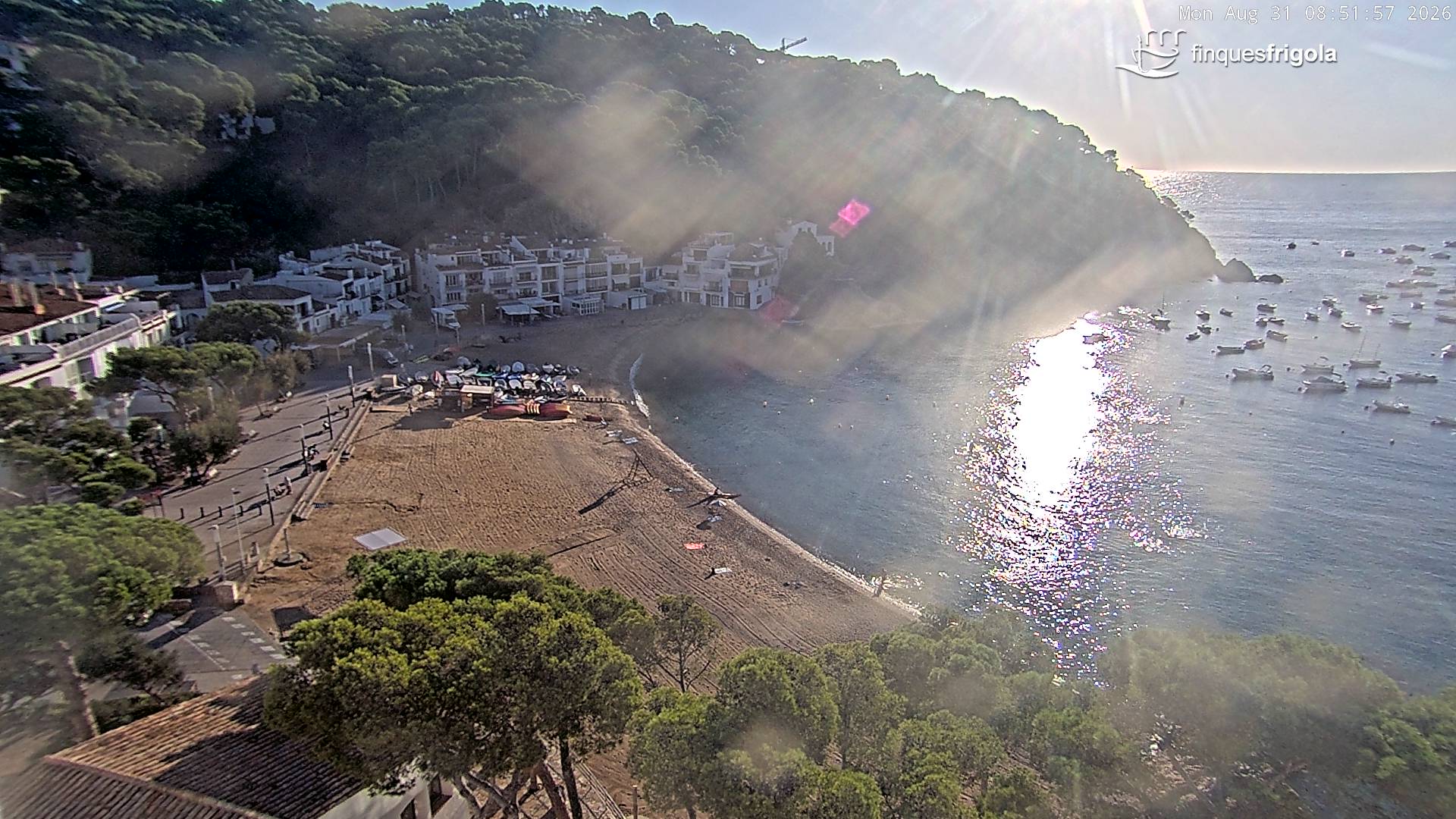 Webcam de Tamariu playa
