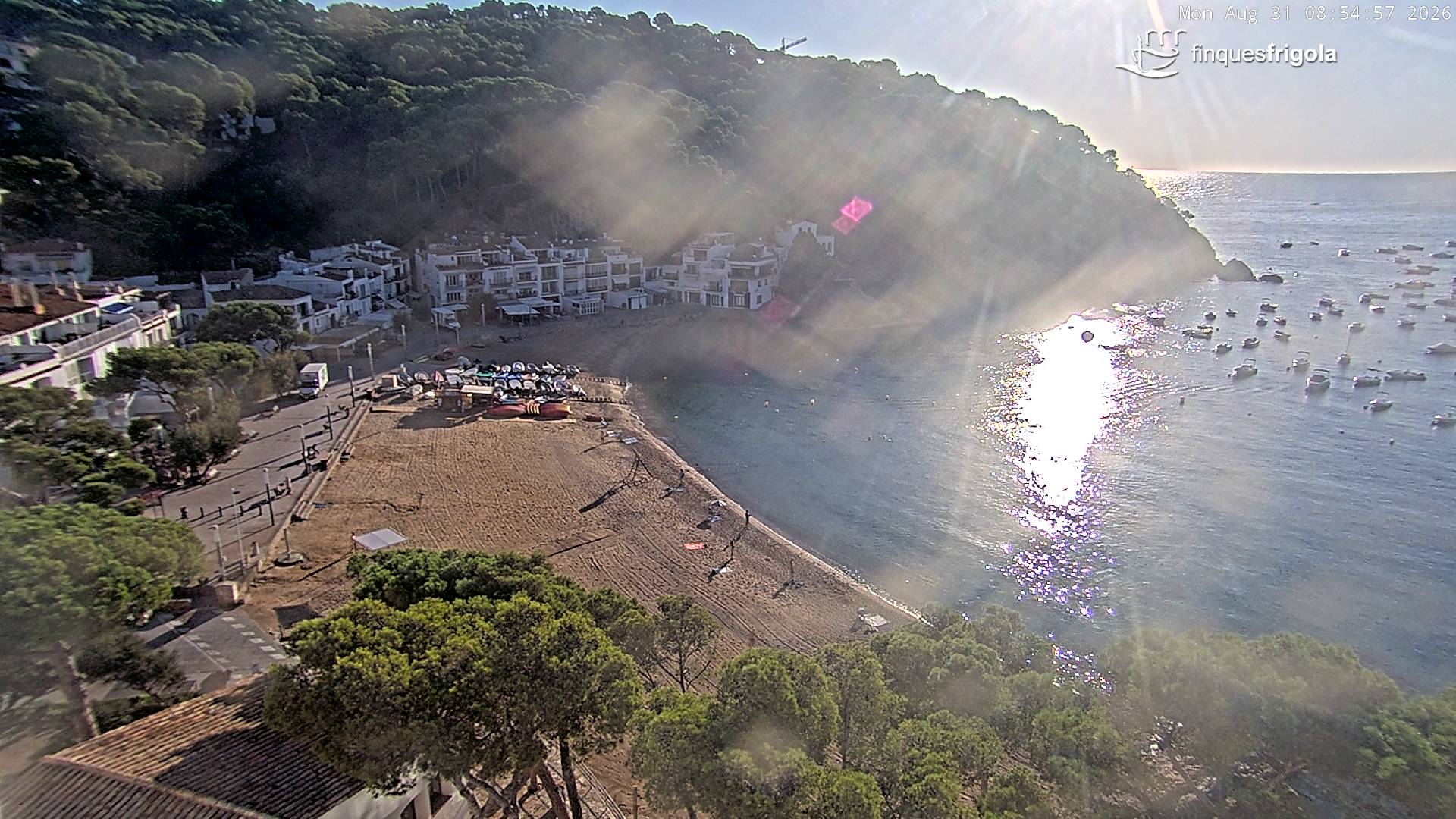Webcam de Tamariu playa