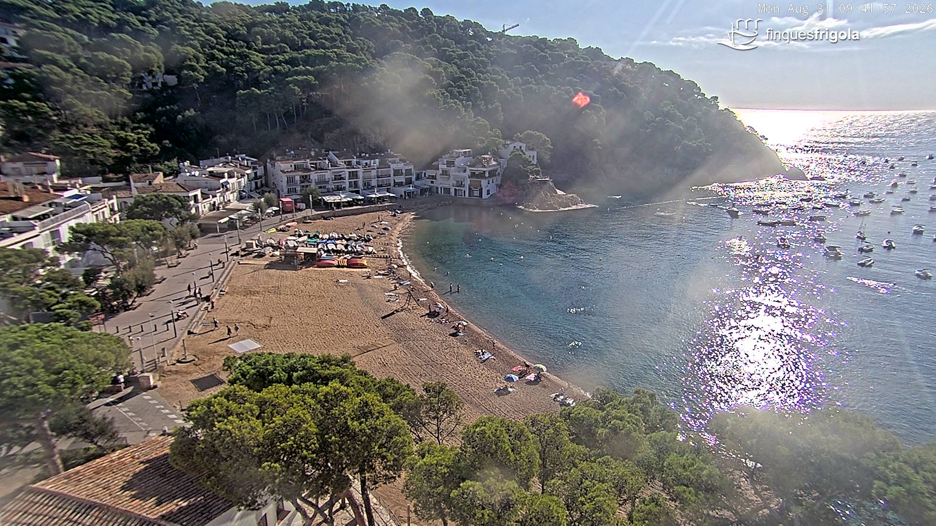 Webcam de Tamariu playa