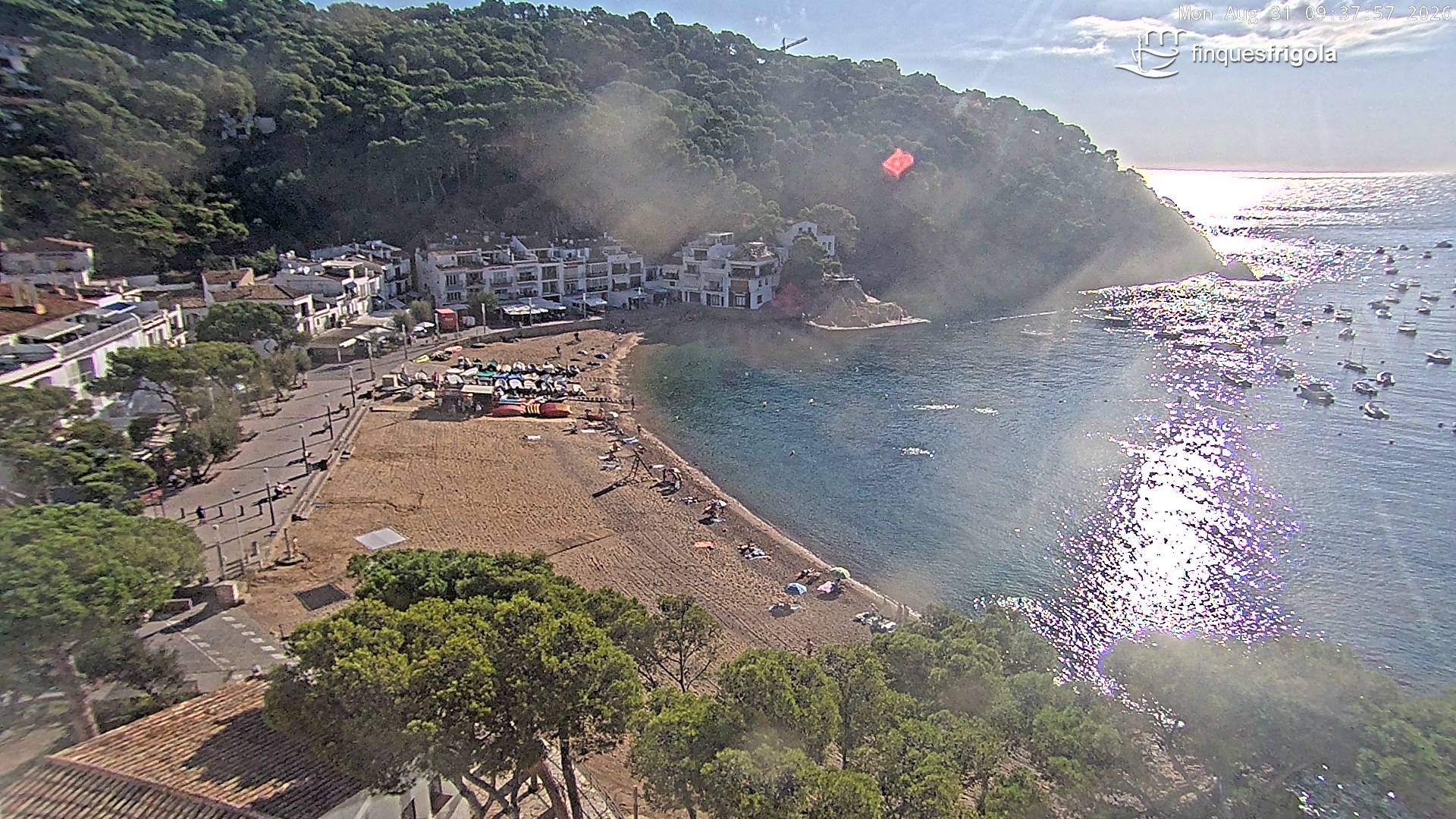 Webcam de Tamariu playa