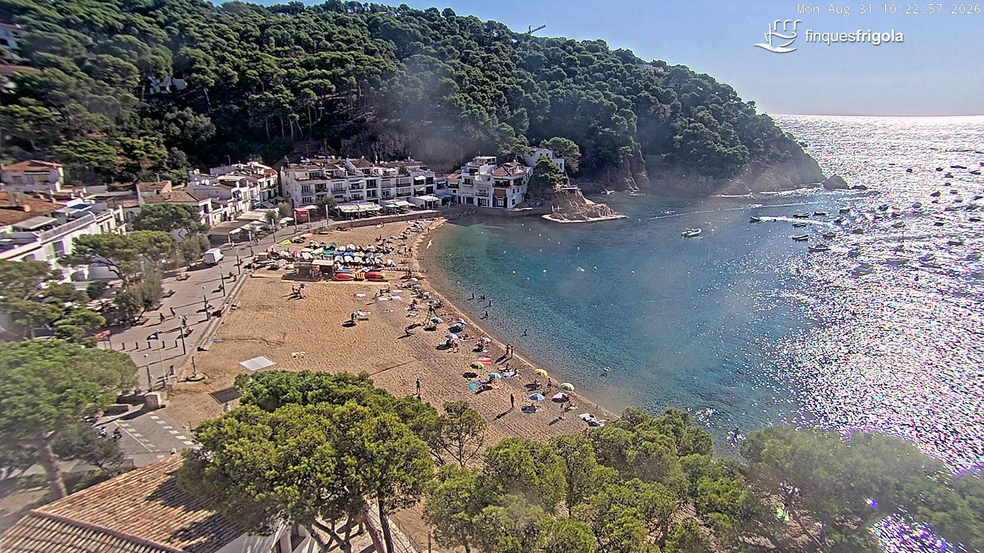 Webcam de Tamariu playa