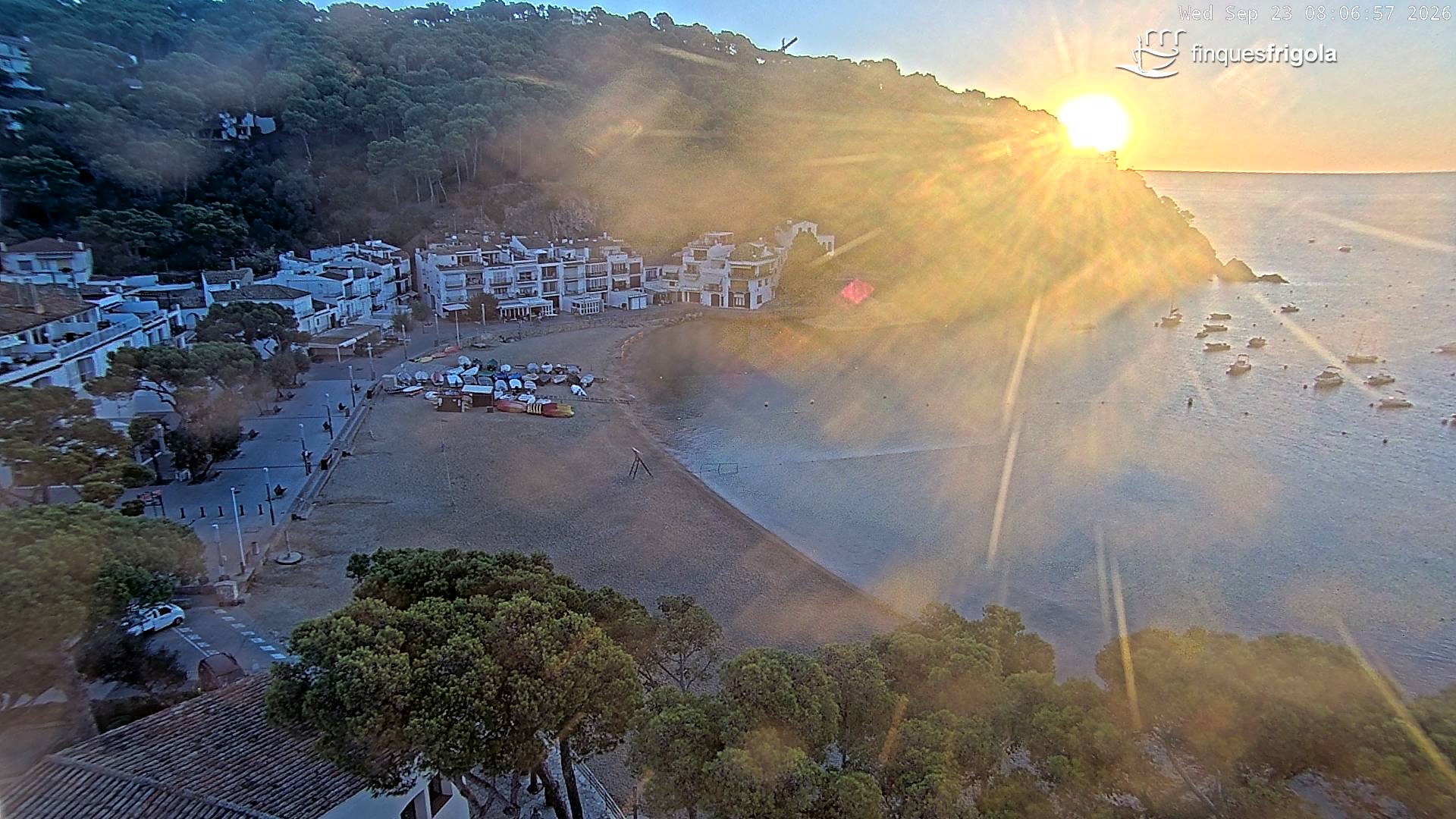 Webcam de Tamariu playa