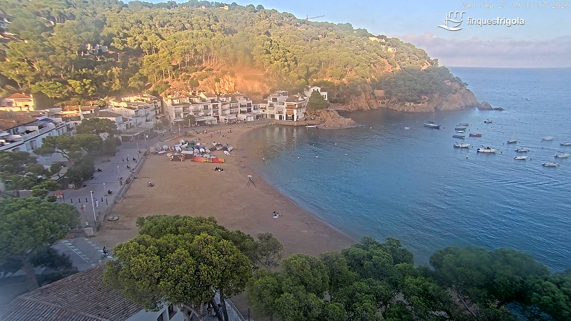 Webcam de Tamariu playa