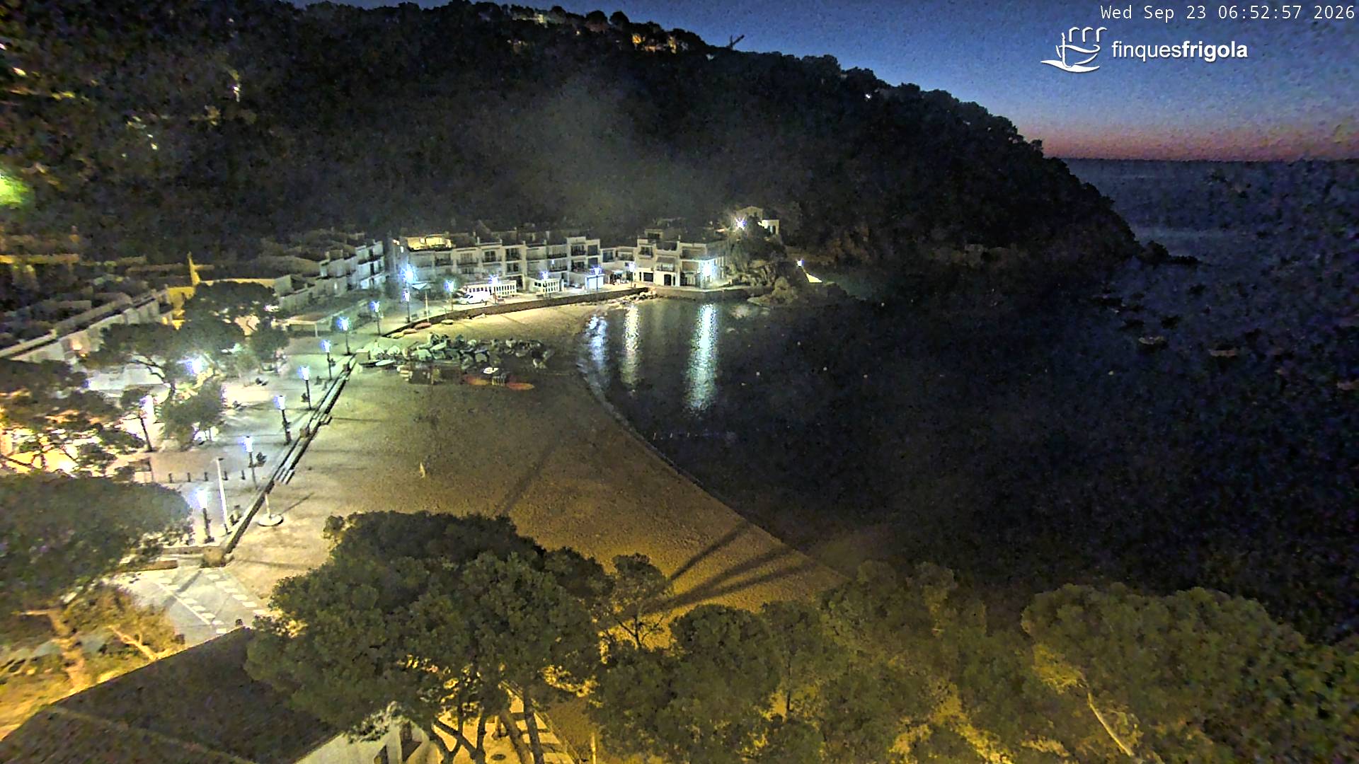 Webcam de Tamariu playa