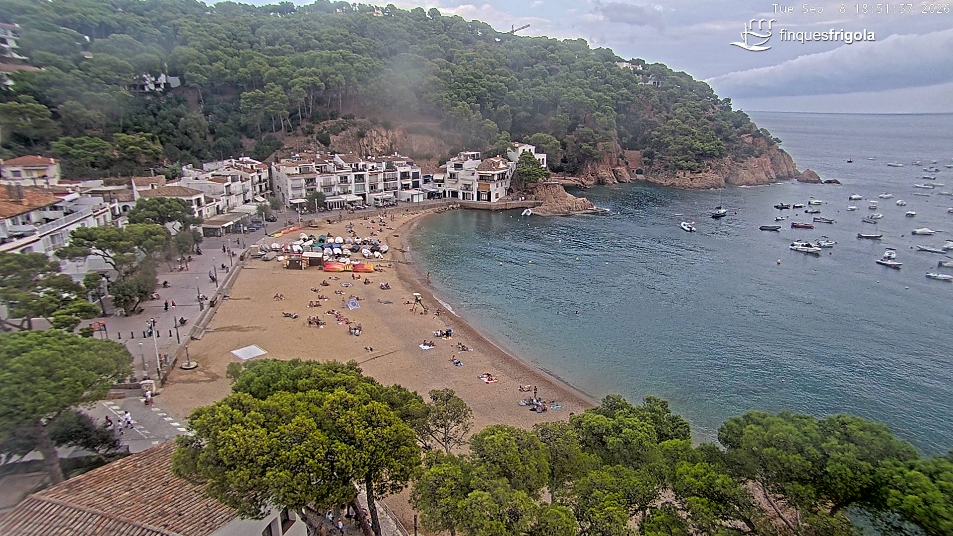 Webcam de Tamariu playa