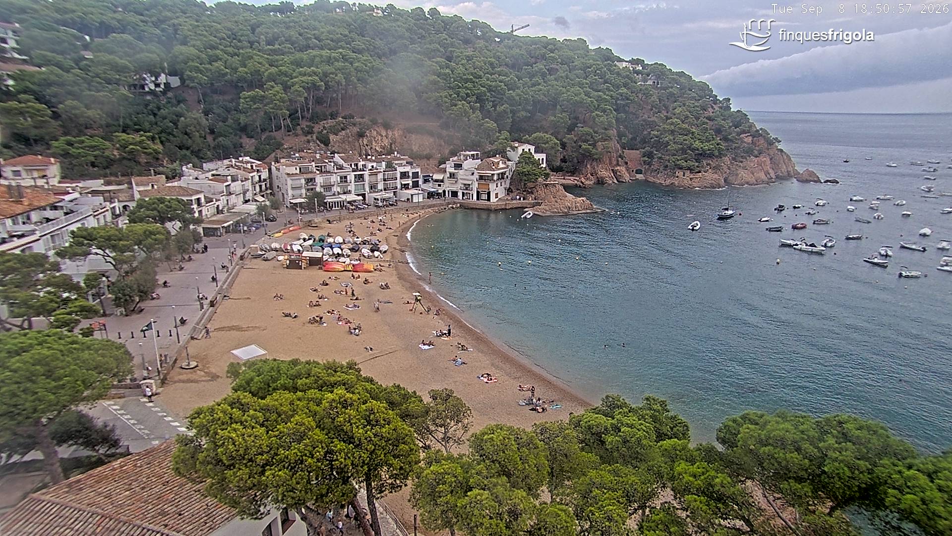 Webcam de Tamariu playa