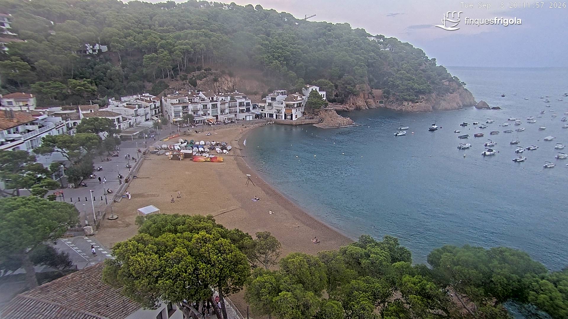 Webcam de Tamariu playa