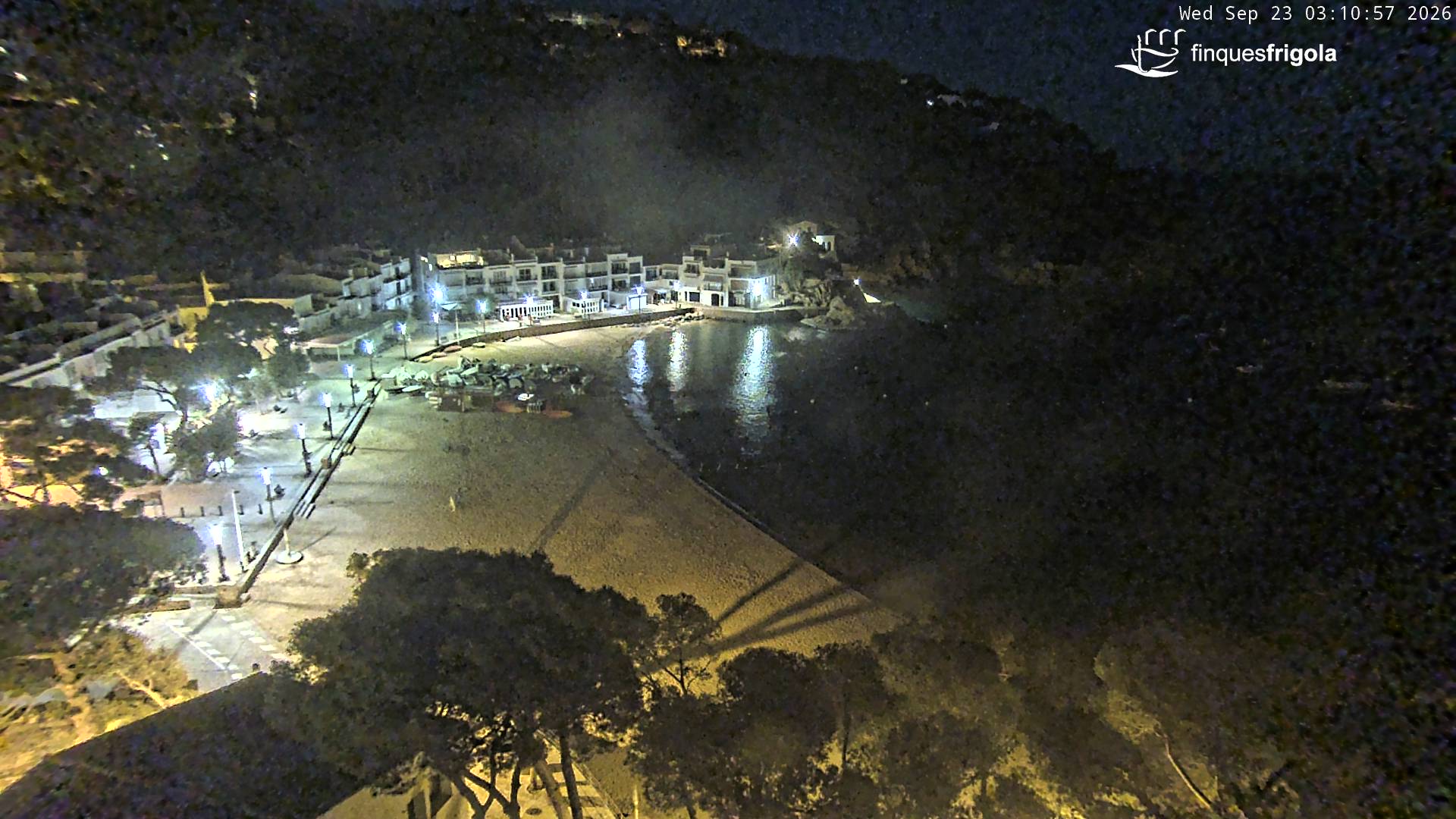 Webcam de Tamariu playa