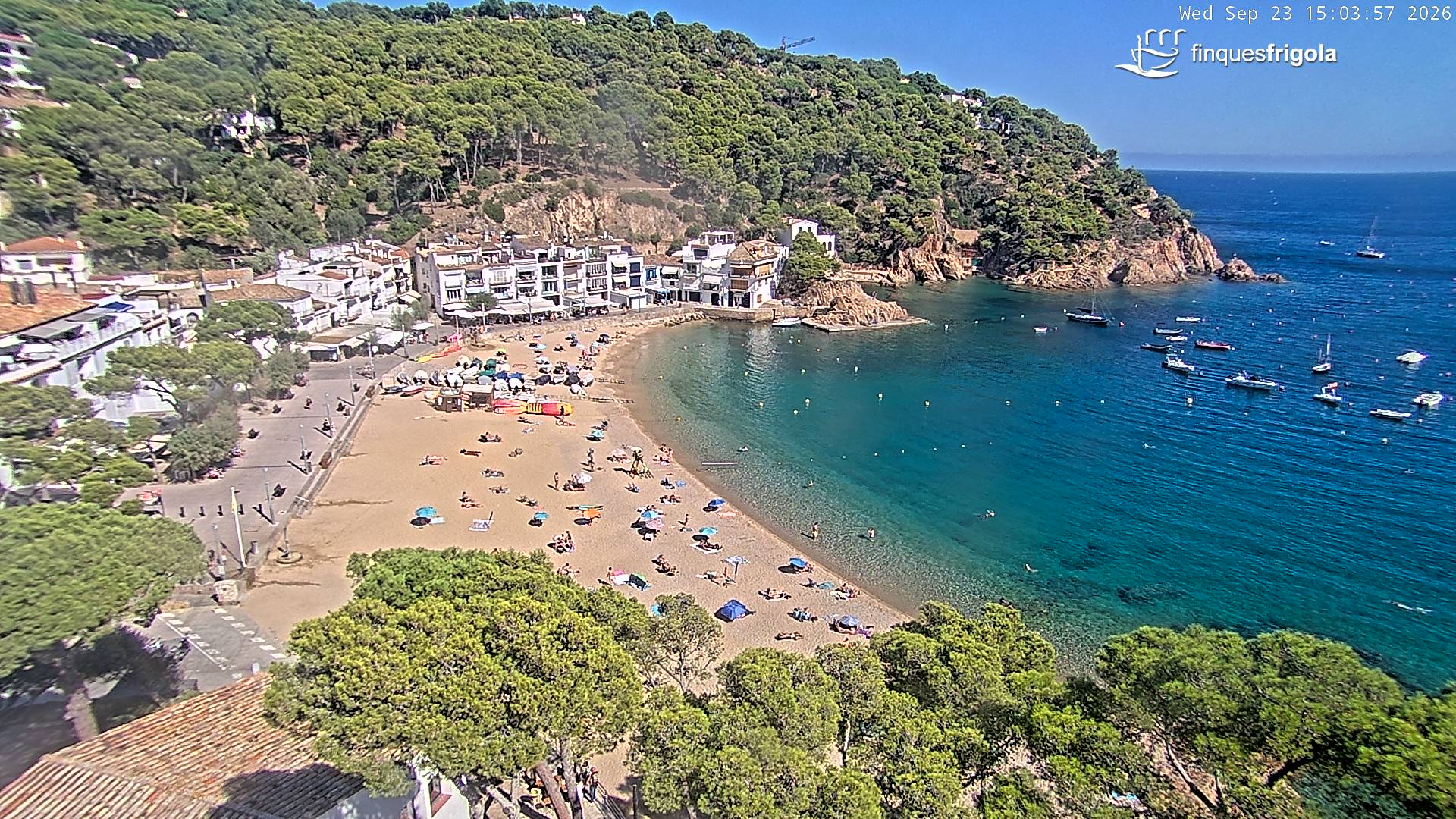 Webcam de Tamariu playa