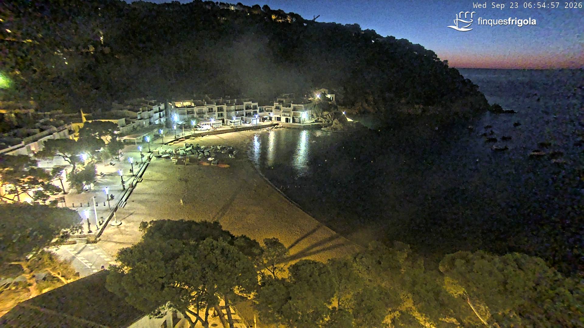 Webcam de Tamariu playa