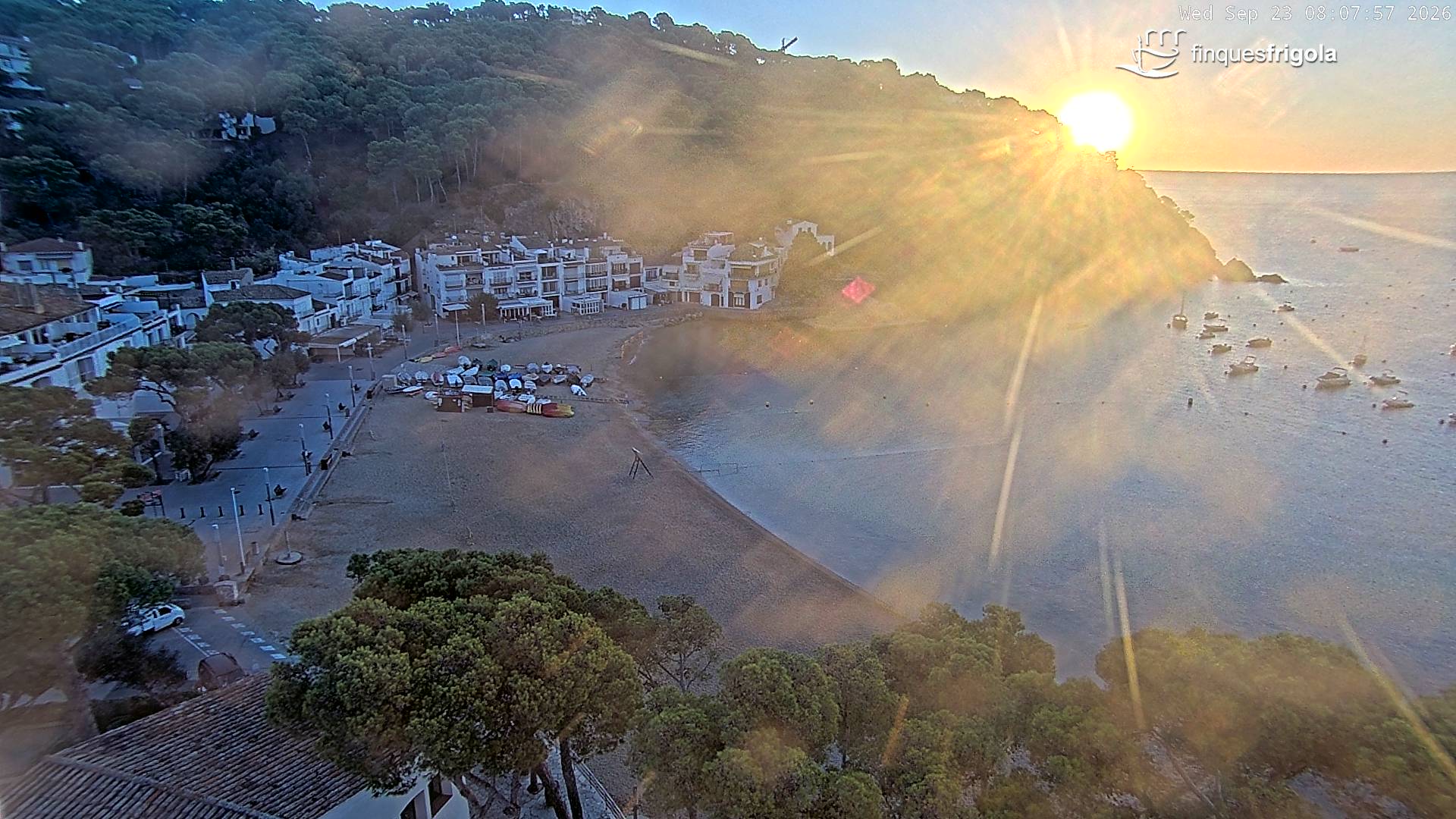 Webcam de Tamariu playa