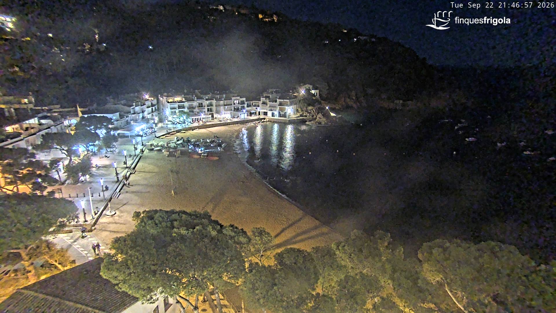 Webcam de Tamariu playa