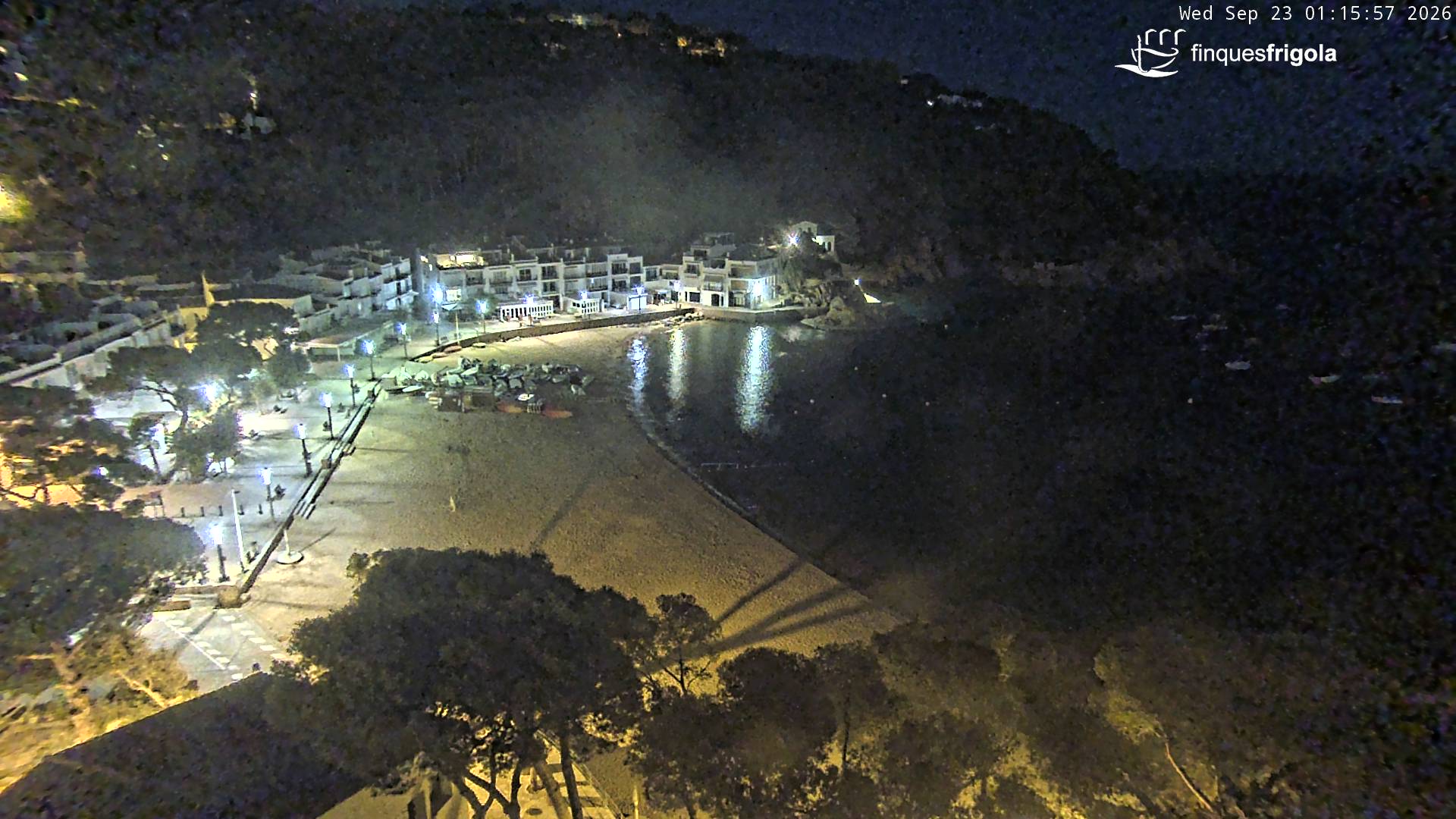 Webcam de Tamariu playa