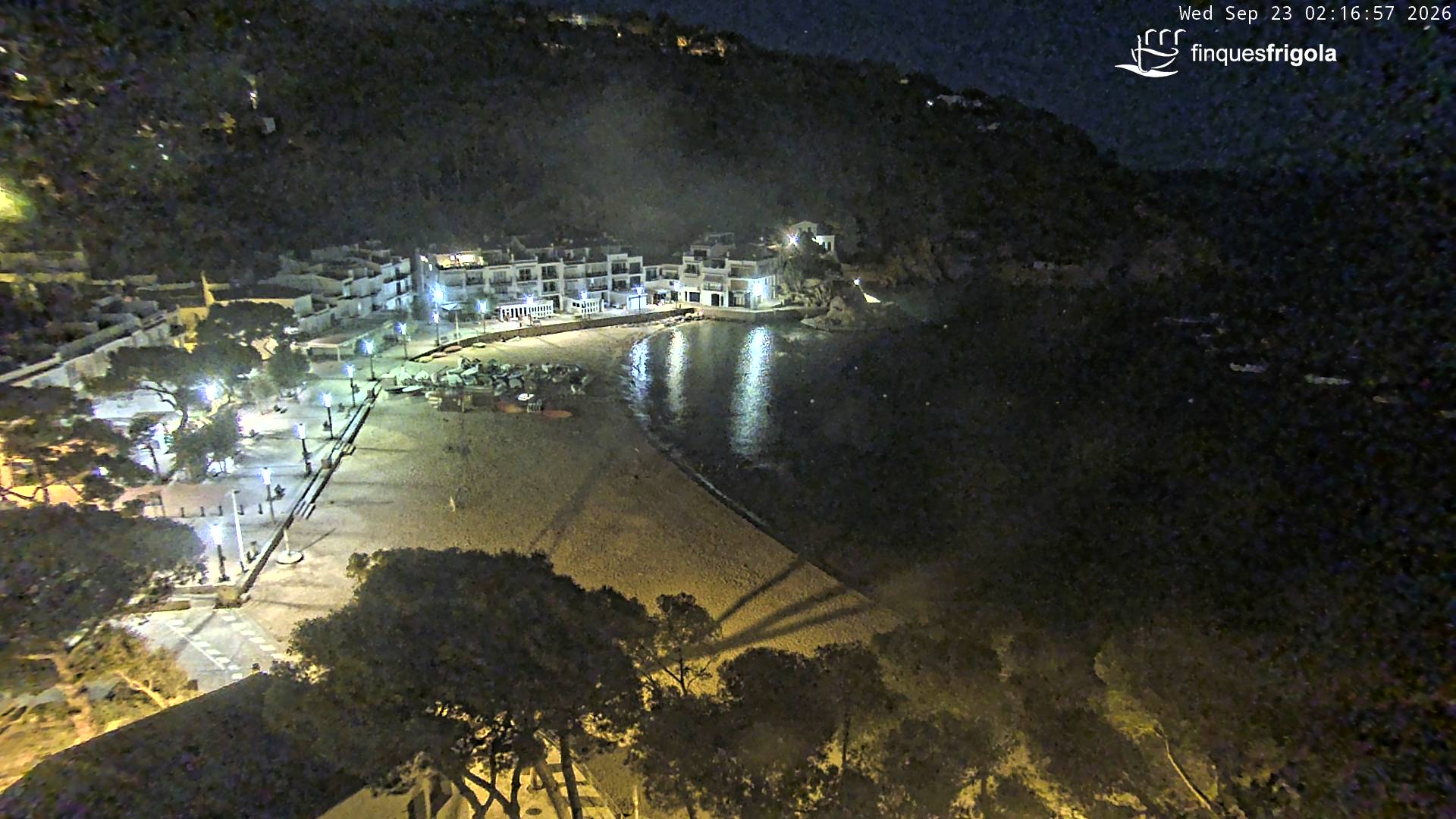 Webcam de Tamariu playa