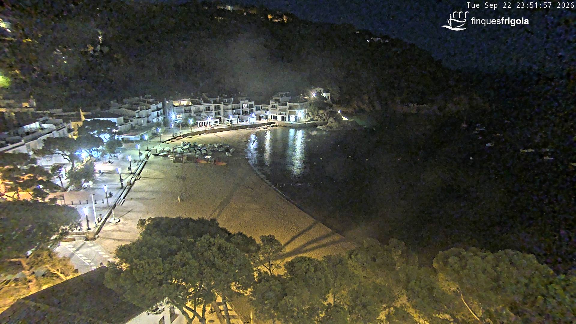 Webcam de Tamariu playa