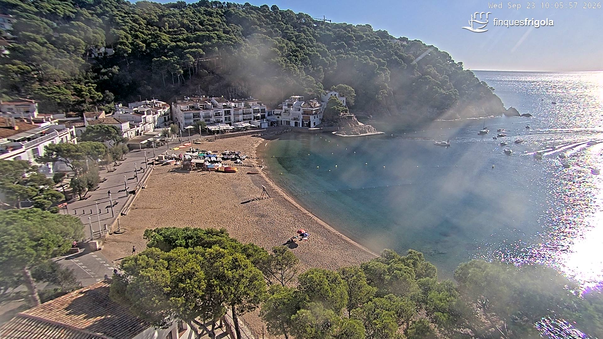 Webcam de Tamariu playa