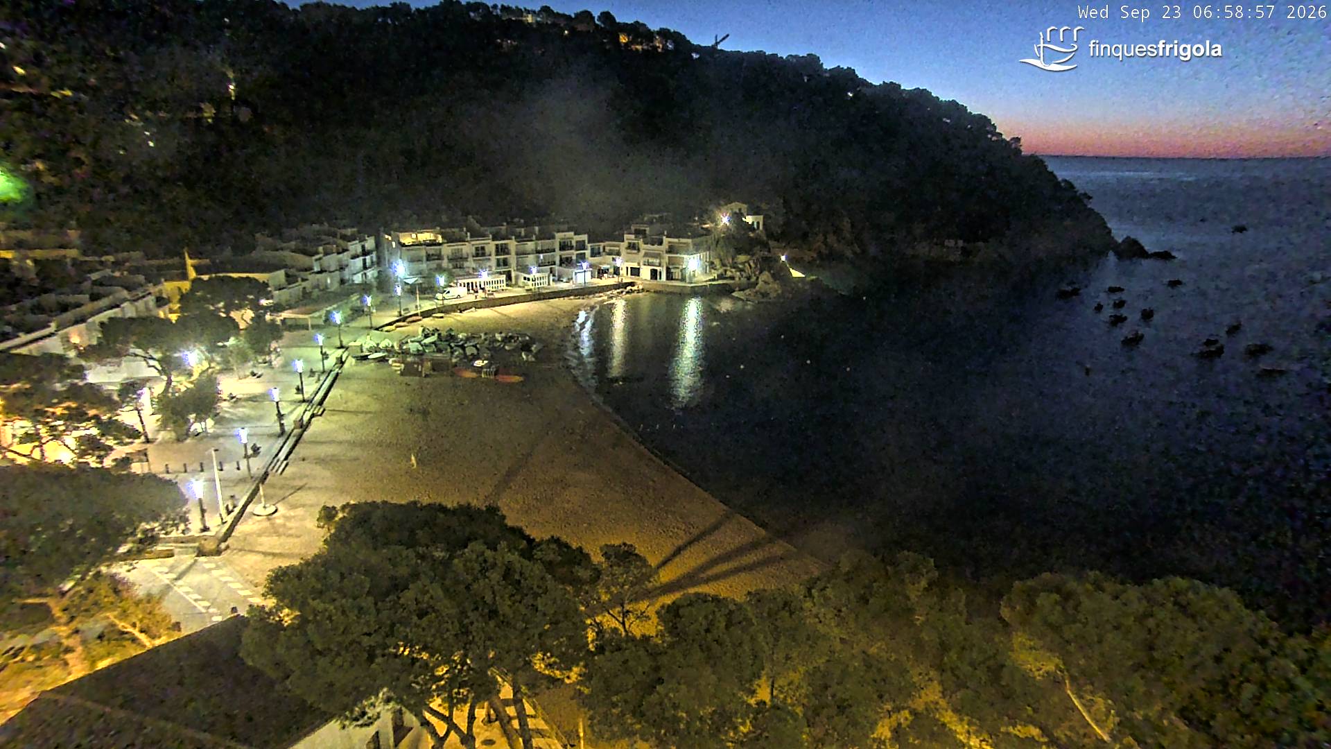Webcam de Tamariu playa