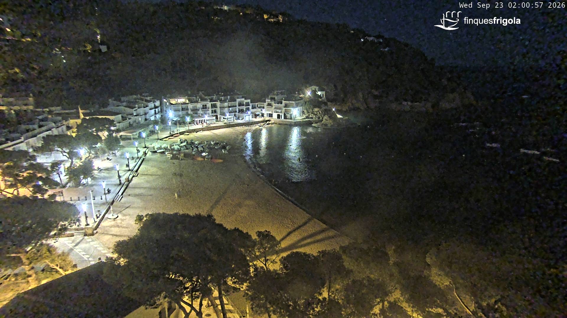 Webcam de Tamariu playa