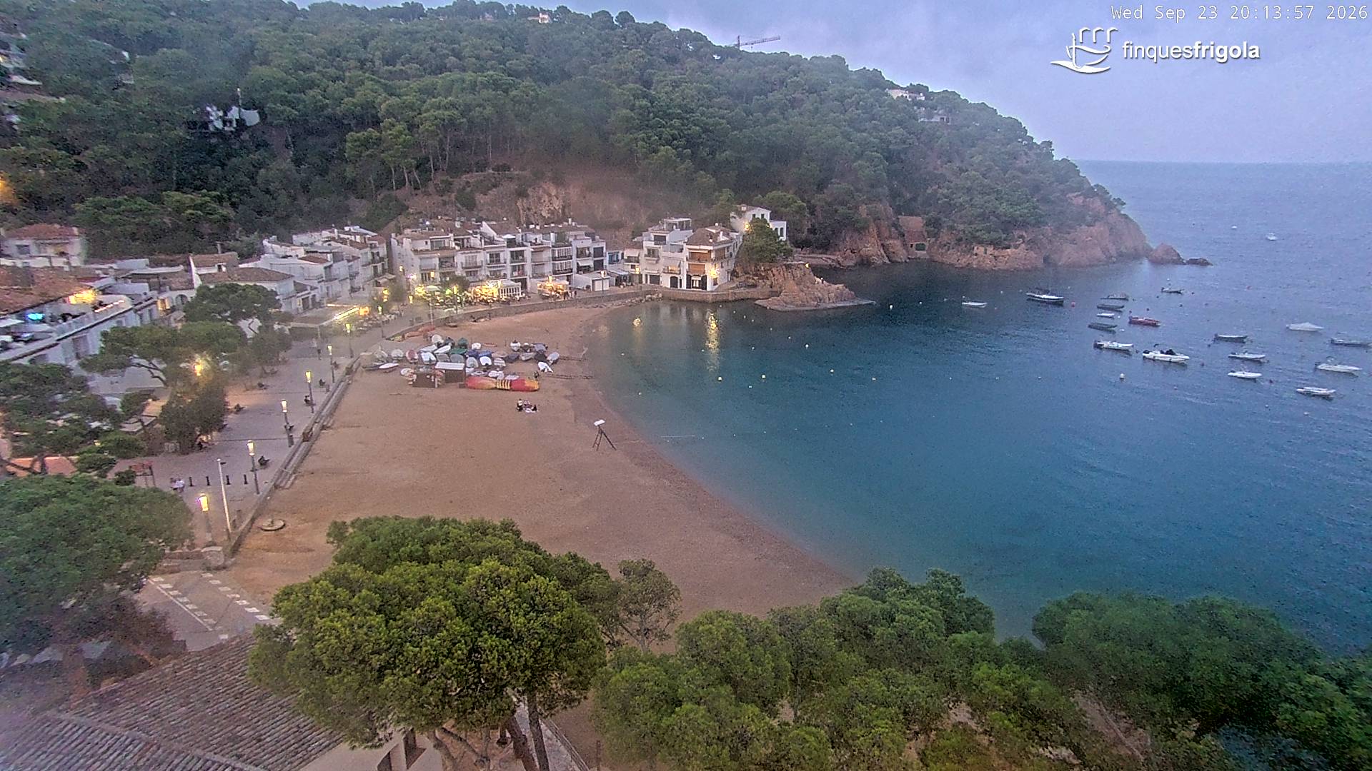 Webcam de Tamariu playa