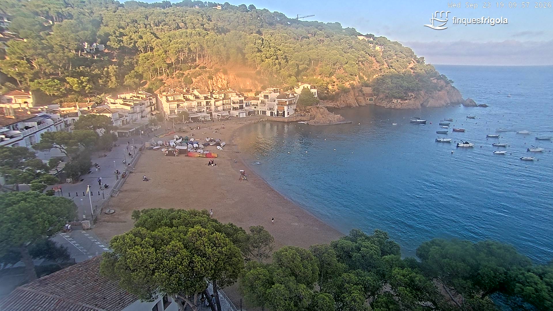 Webcam de Tamariu playa