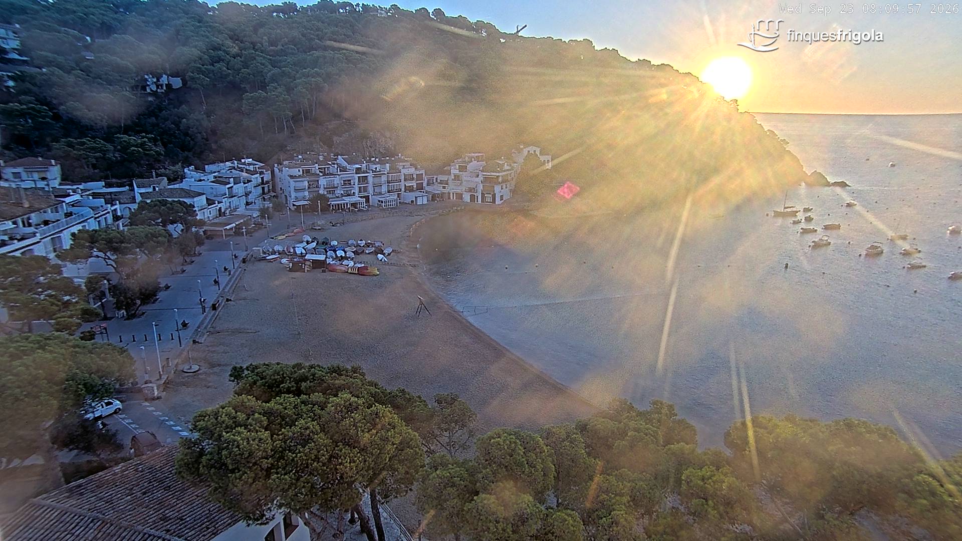 Webcam de Tamariu playa