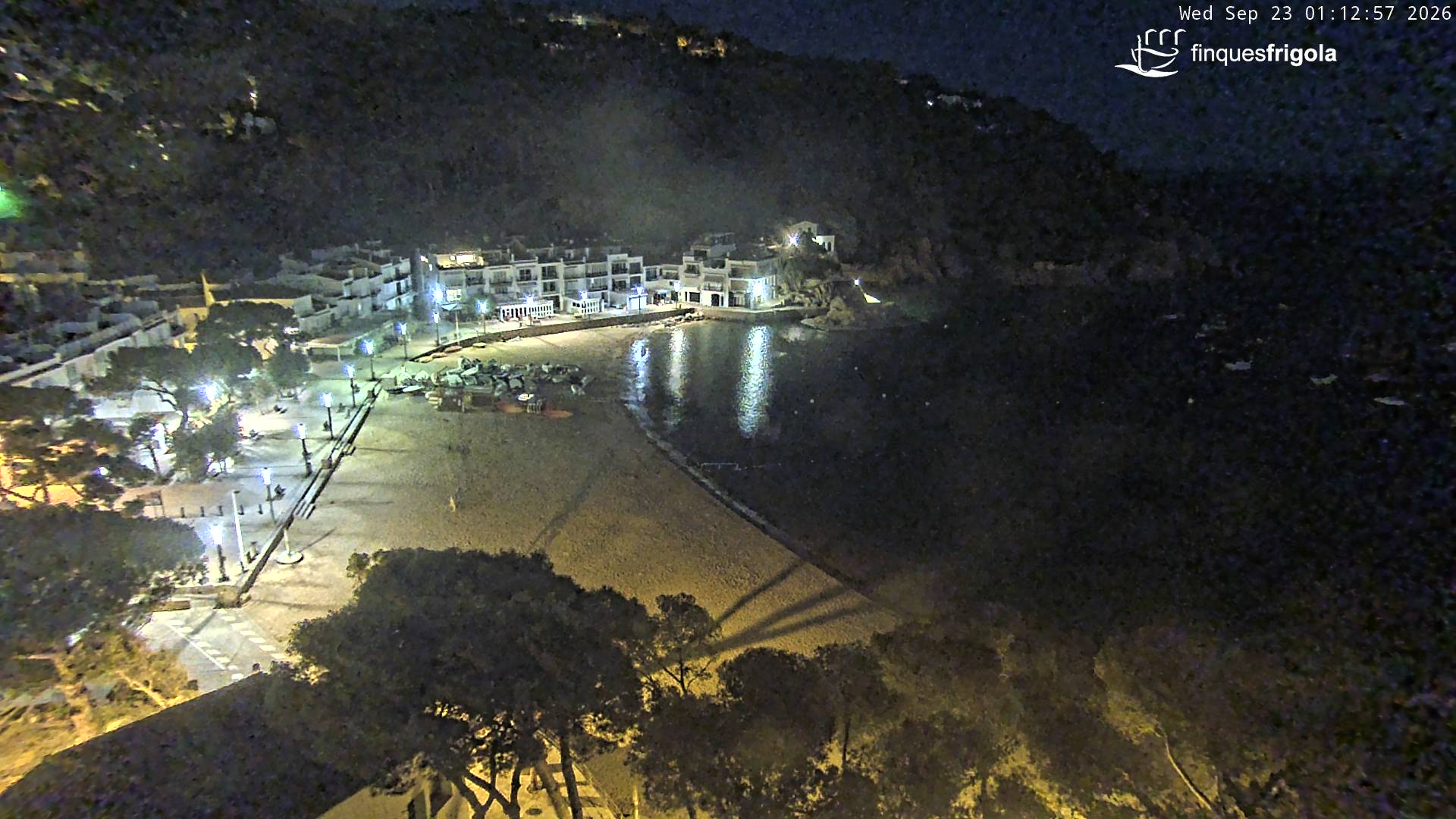 Webcam de Tamariu playa