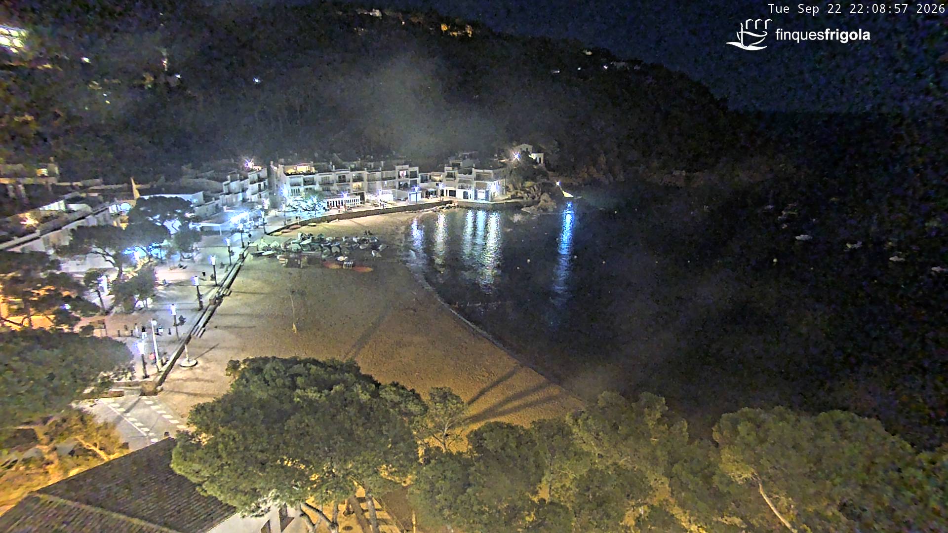 Webcam de Tamariu playa