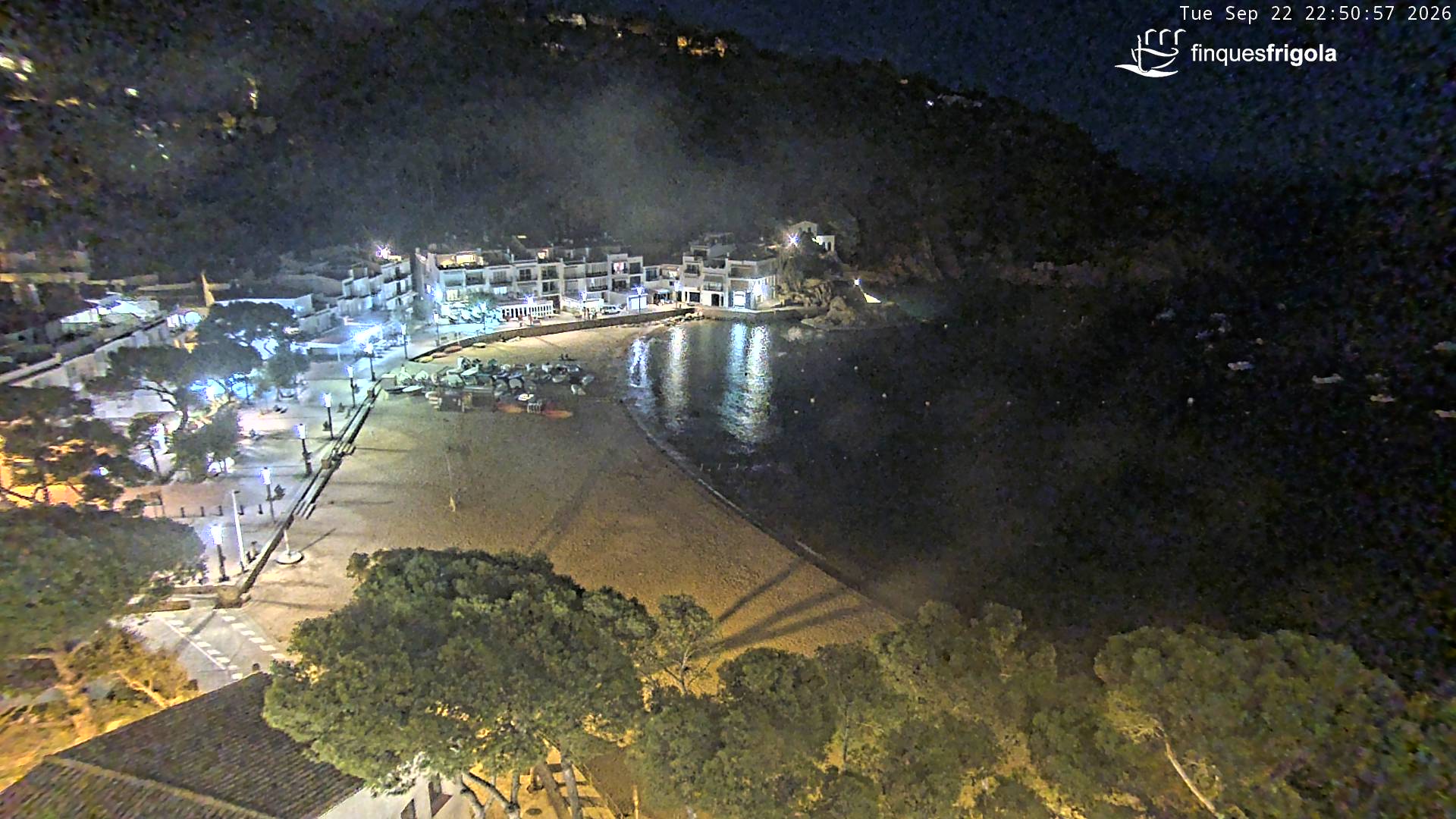 Webcam de Tamariu playa