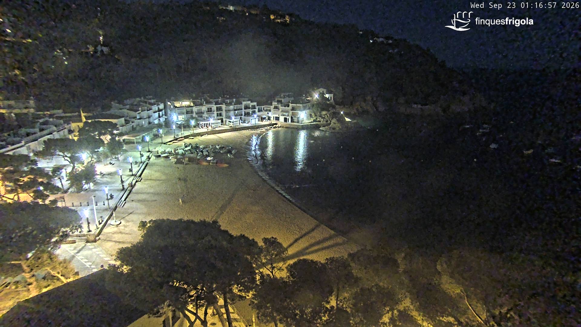 Webcam de Tamariu playa