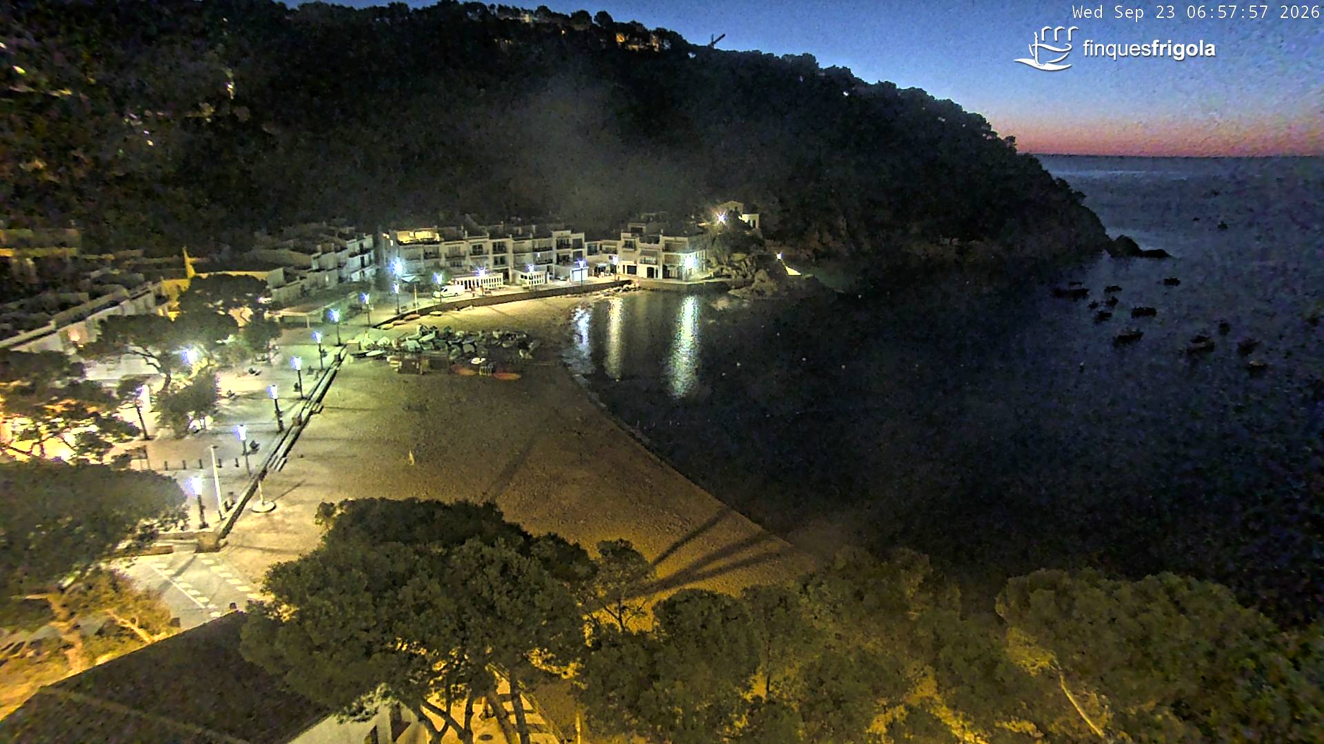 Webcam de Tamariu playa