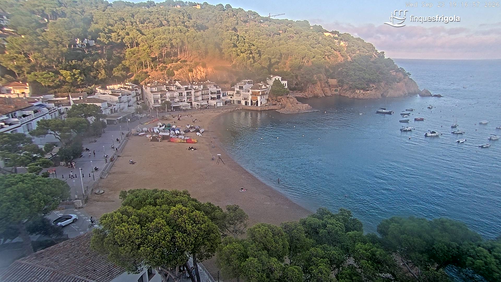 Webcam de Tamariu playa