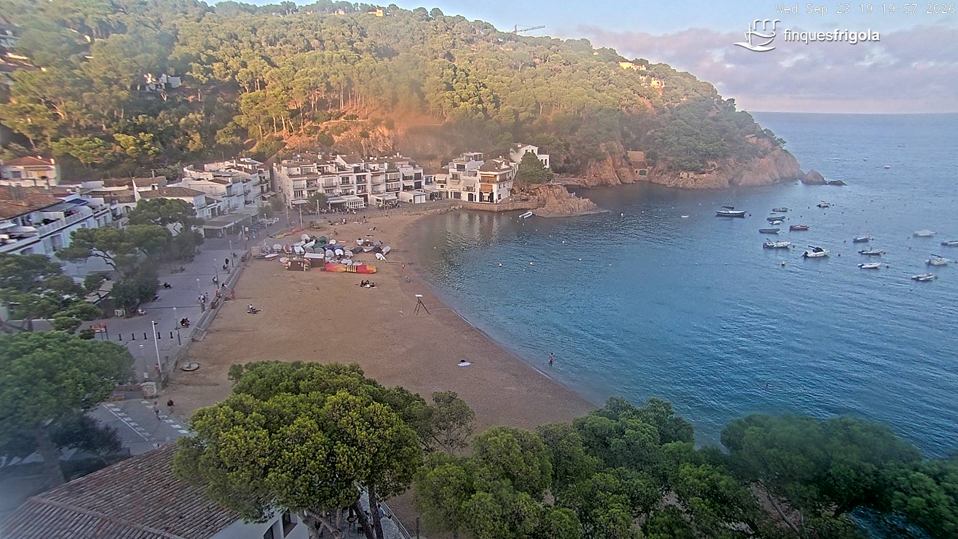 Webcam de Tamariu playa