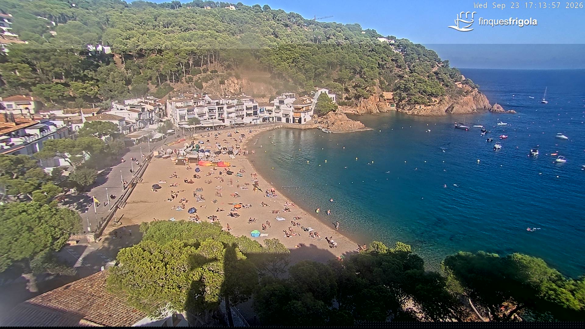 Webcam de Tamariu playa