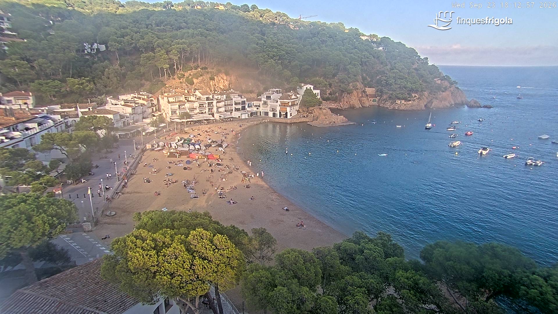 Webcam de Tamariu playa