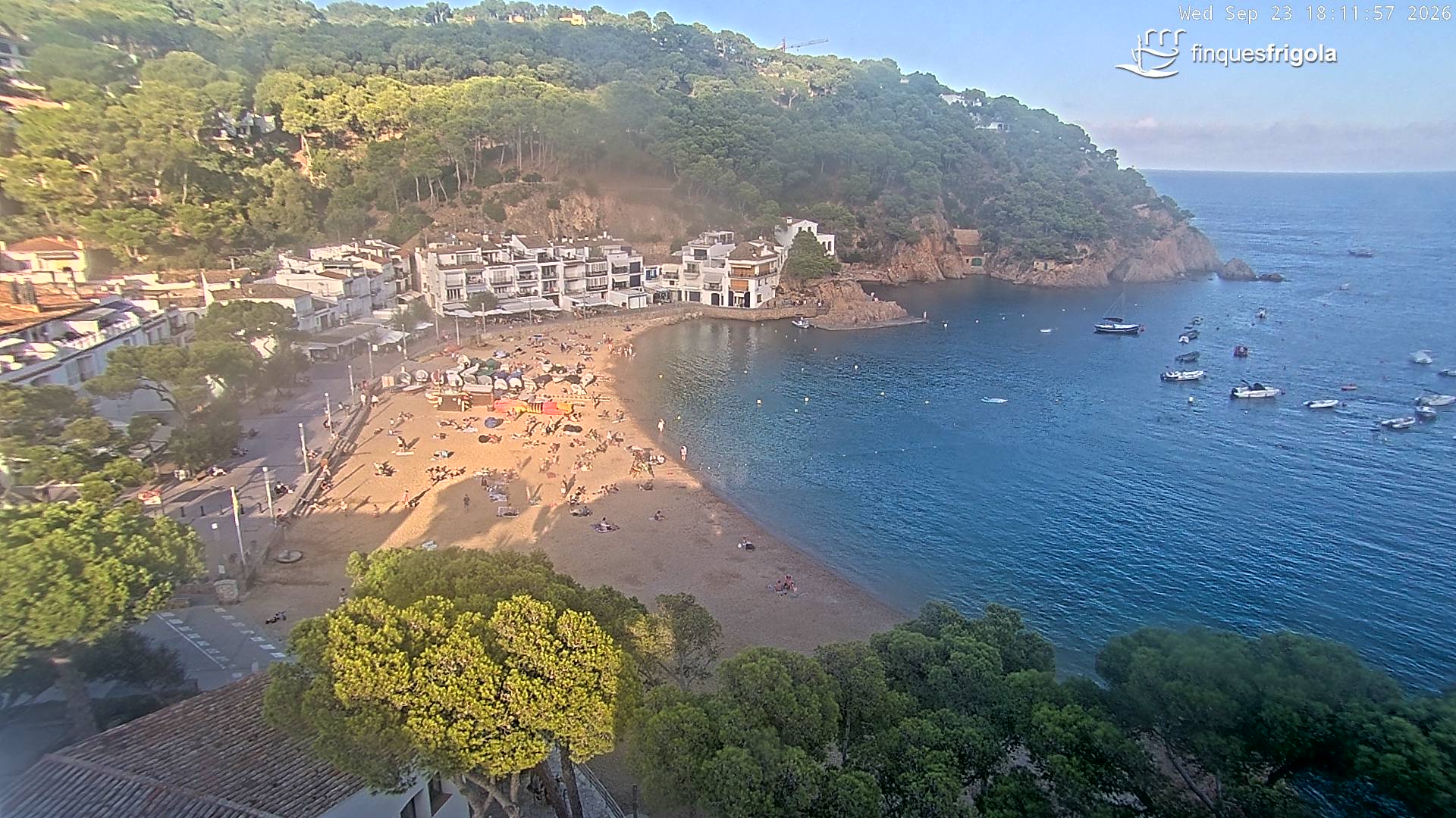 Webcam de Tamariu playa