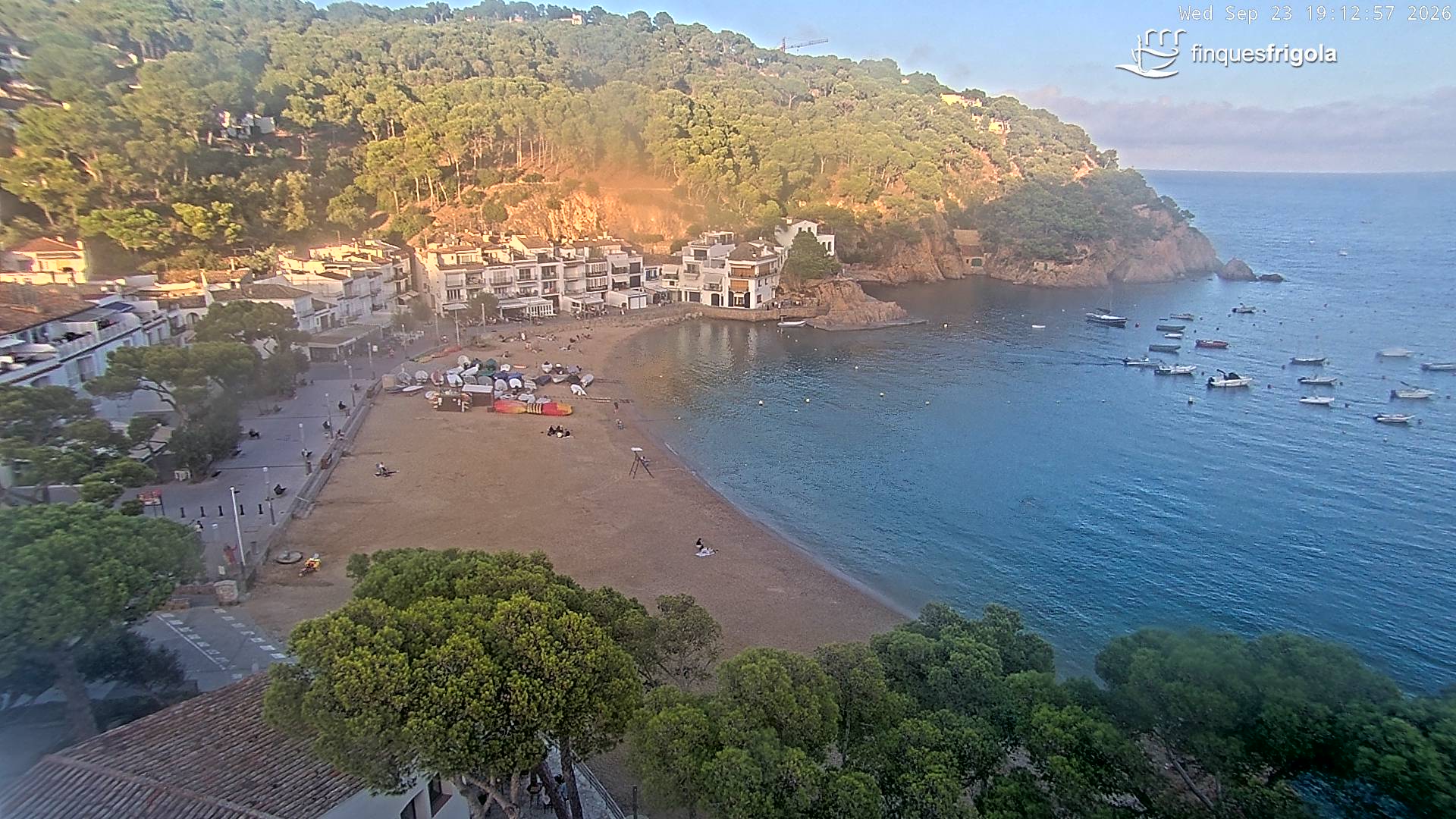 Webcam de Tamariu playa