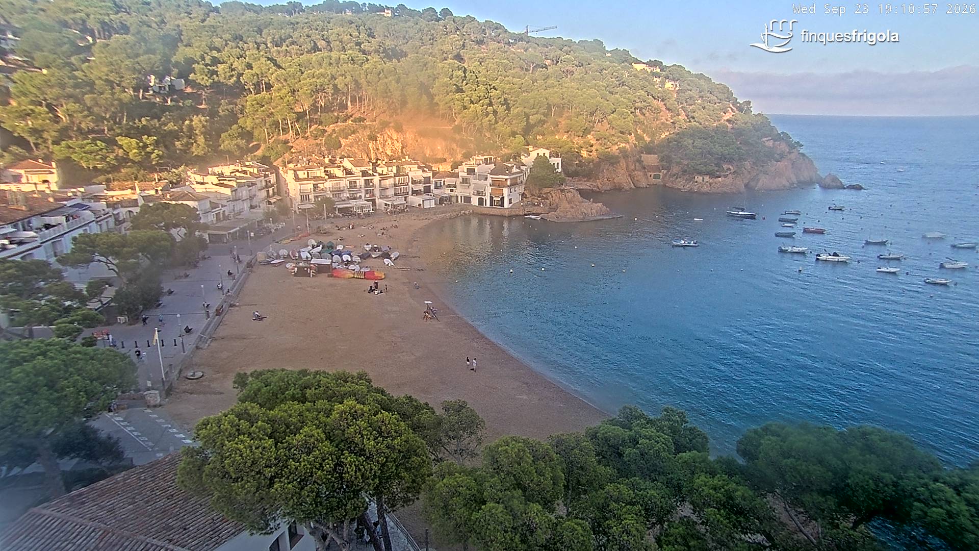 Webcam de Tamariu playa