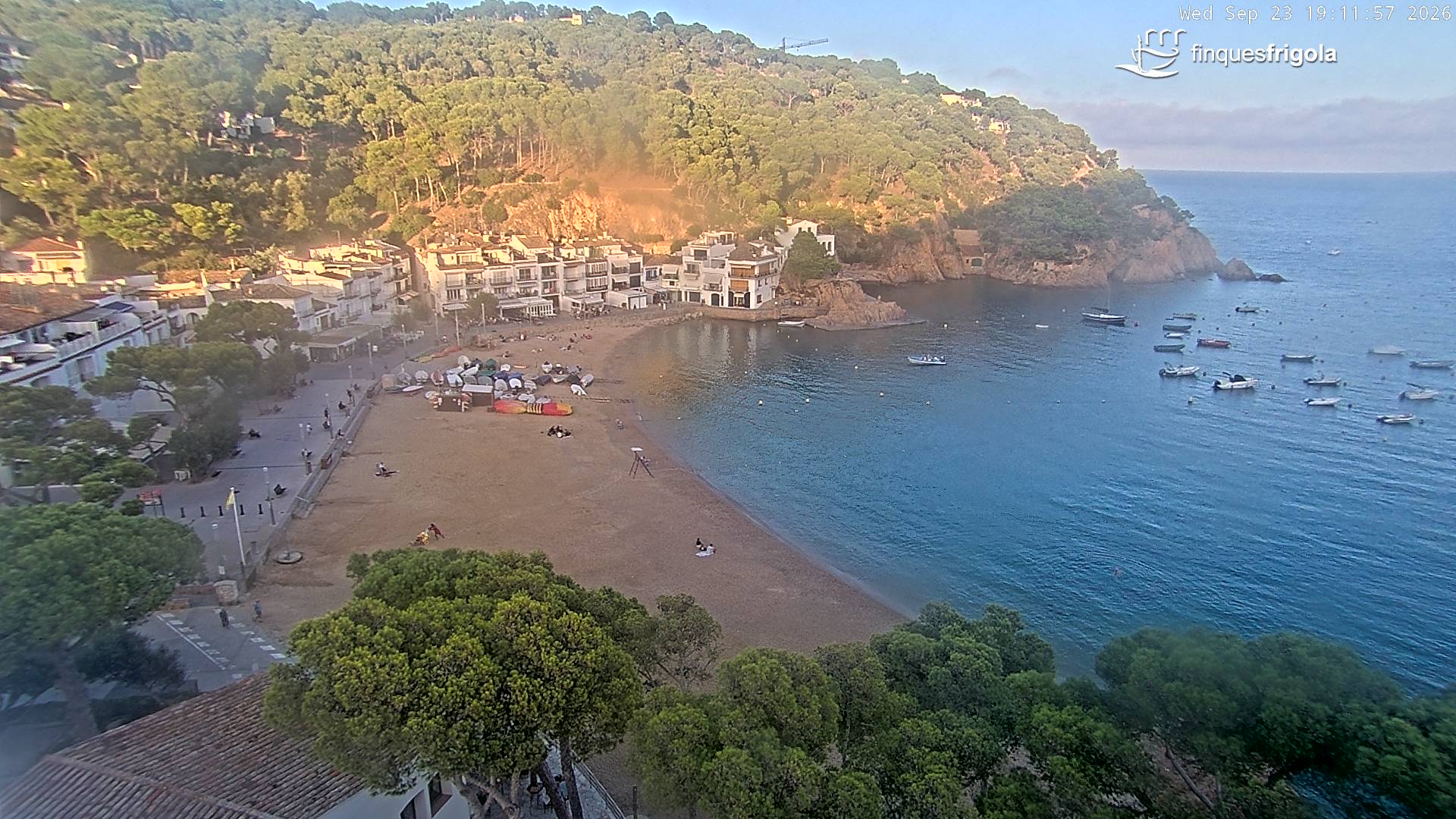 Webcam de Tamariu playa