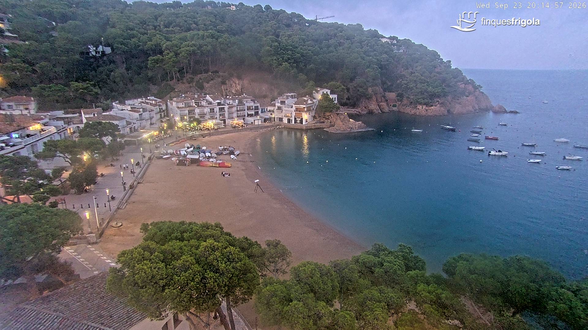Webcam de Tamariu playa